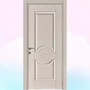 Oval Göbekli İris Melamin Kapı