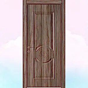 Oval Göbekli Marmara Ceviz Melamin Kapı